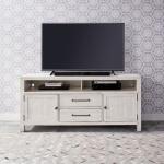 Modern Farmhouse 66 Inch Entertainment Console in White Entertainment Stands Liberty Furniture 9