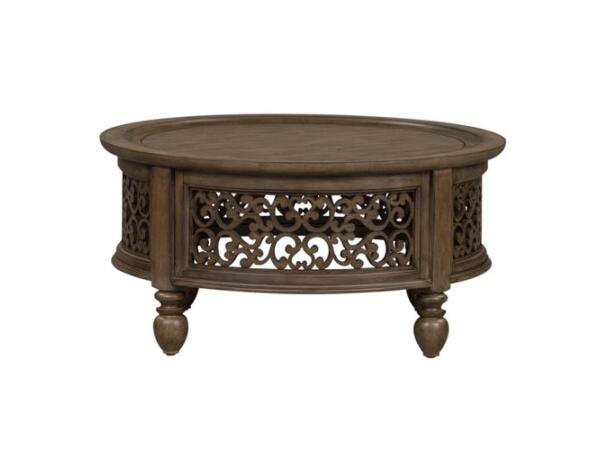 Parisian Marketplace Round Cocktail Table Cocktail & Coffee Tables Liberty Furniture 2
