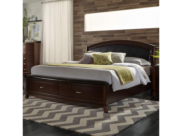 Avalon Leather Storage Bed Beds Liberty Furniture