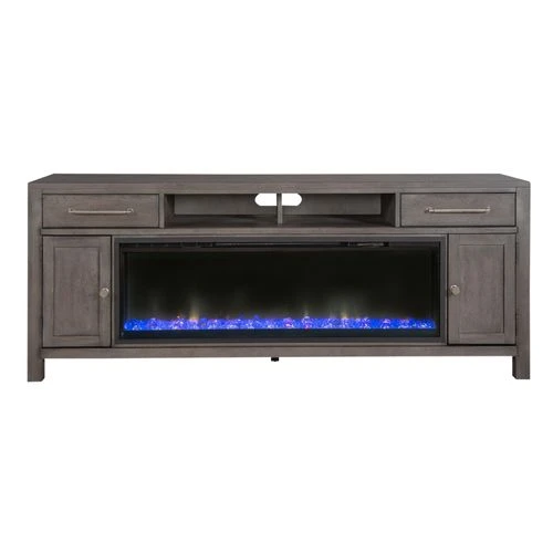78 Inch Fireplace TV Console 78 Inch Fireplace TV Console - Image 1