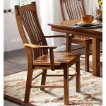 Laurelhurst Slatback Arm Chair in Mission Oak (Set of 2) - Image 2