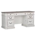 Magnolia Manor Jr Executive Credenza Office Storage Liberty Furniture 9
