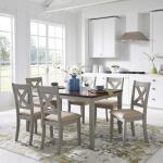 Thornton 7 Piece Rectangular Leg Dining Set in Russet and Grey Dining Sets Liberty Furniture 5