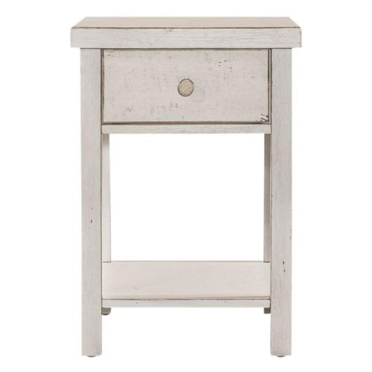Modern Farmhouse Drawer Chair Side Table Chairside Tables Liberty Furniture 7