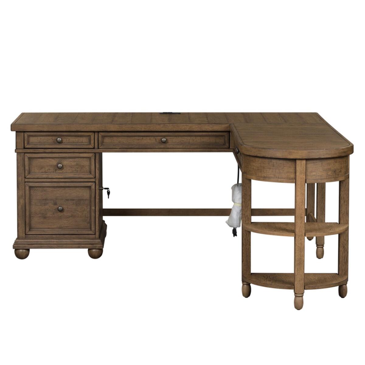 Harvest Home Opt L Shaped Desk Set Desks Liberty Furniture 2 Harvest Home Opt L Shaped Desk Set Desks Liberty Furniture 2