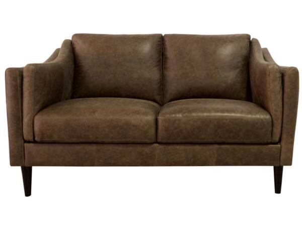 Ava Bomber Tan Loveseat Loveseats Luke Home