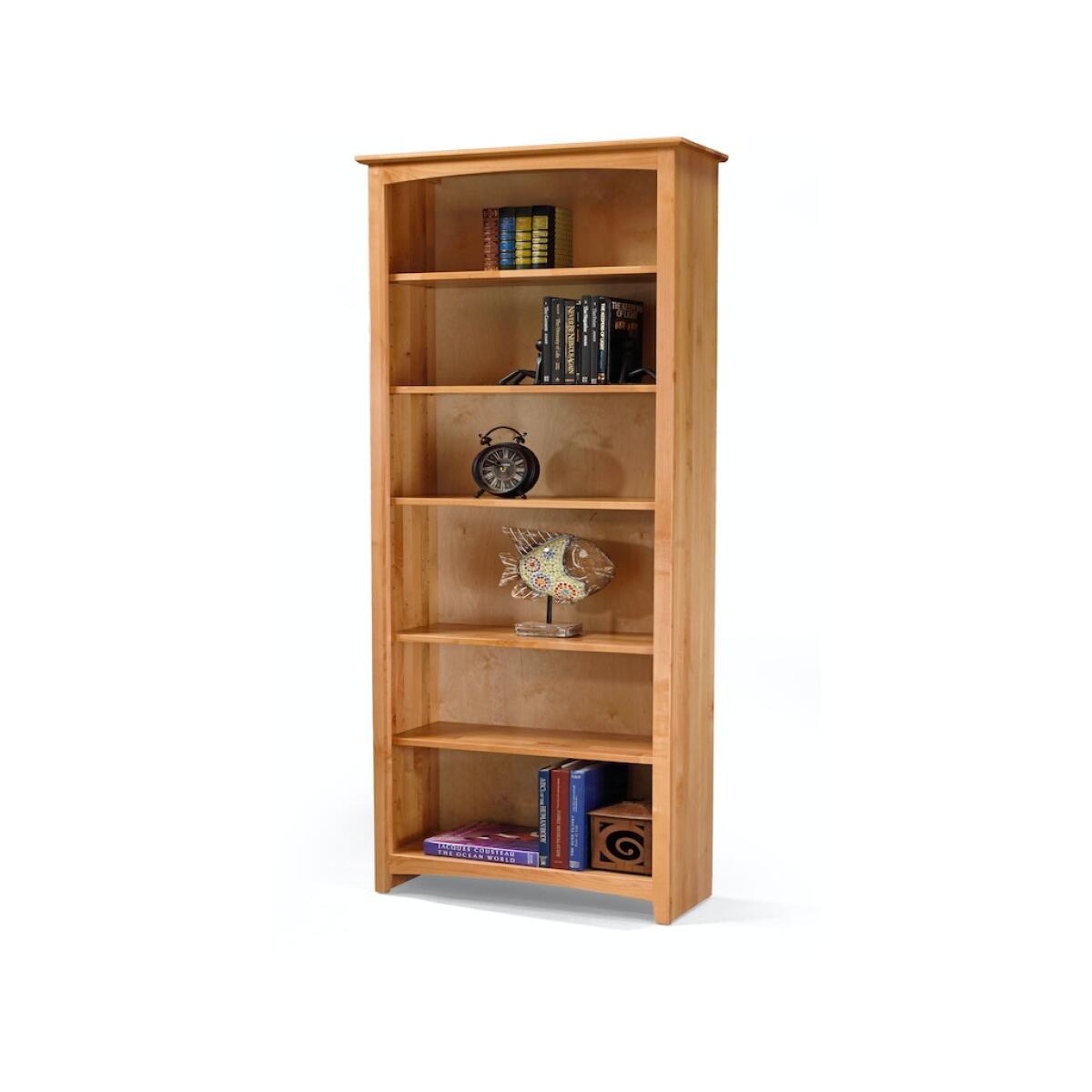 Alder Bookcase 36 x 84 Bookcases Archbold Furniture 2 Alder Bookcase 36 x 84 Bookcases Archbold Furniture 2