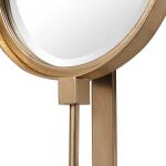 Button Mirror, Gold Mirrors Uttermost 7