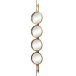 Button Mirror, Gold