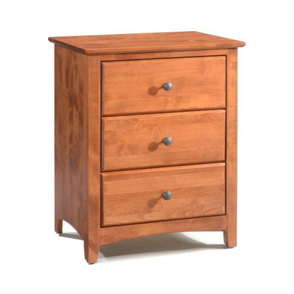 Shaker 3 Drawer Wide Nightstand Nightstands Archbold Furniture 2 Shaker 3 Drawer Wide Nightstand Nightstands Archbold Furniture 2