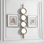 Button Mirror, Gold Mirrors Uttermost 6