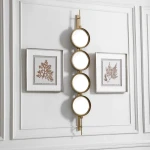 Button Mirror, Gold - Image 2