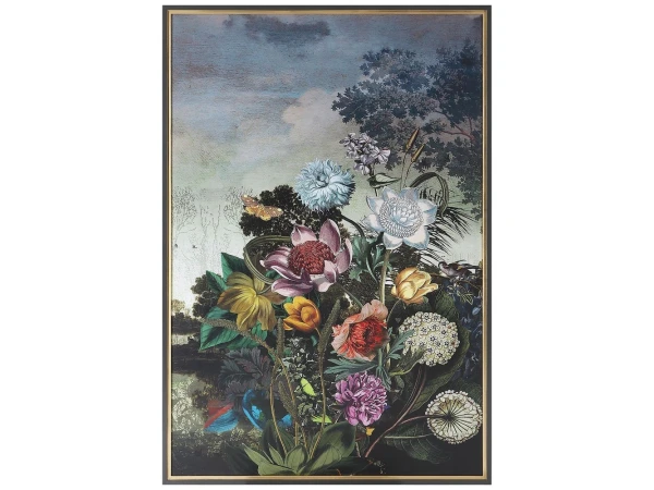 Tranquil Garden Fantasy Framed Print Art Uttermost