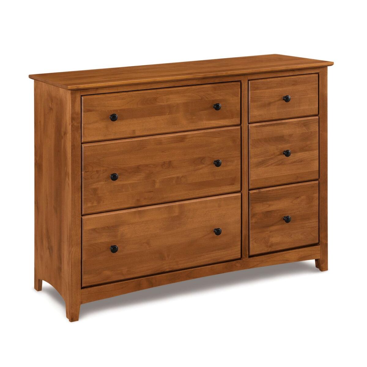 Shaker 6 Drawer Combo Dresser Dressers Archbold Furniture 2 Shaker 6 Drawer Combo Dresser Dressers Archbold Furniture 2
