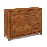 2 West 3 Drawer Wide Nightstand Nightstands Archbold Furniture 6