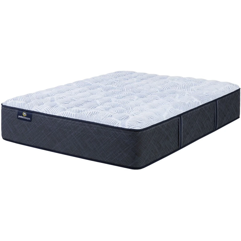 Perfect Sleeper Blue Lagoon Nights 13.5″ Wrapped Coil Medium Tight Top Mattress California King All Positions