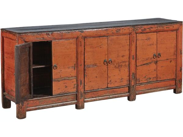 Large Antique Amber Sideboard 20-306 - Image 2