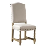 Linen Madrid Chair with Nailheads