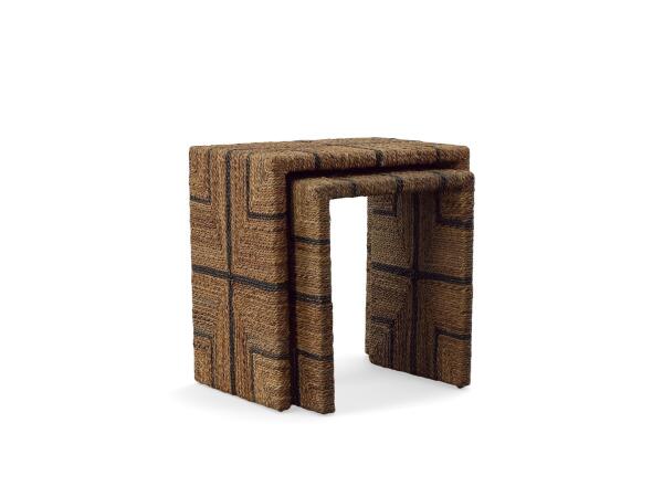Fox Woven Nesting Tables End tables Furniture Classics