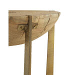 Brass Base Grain End Table - Image 4