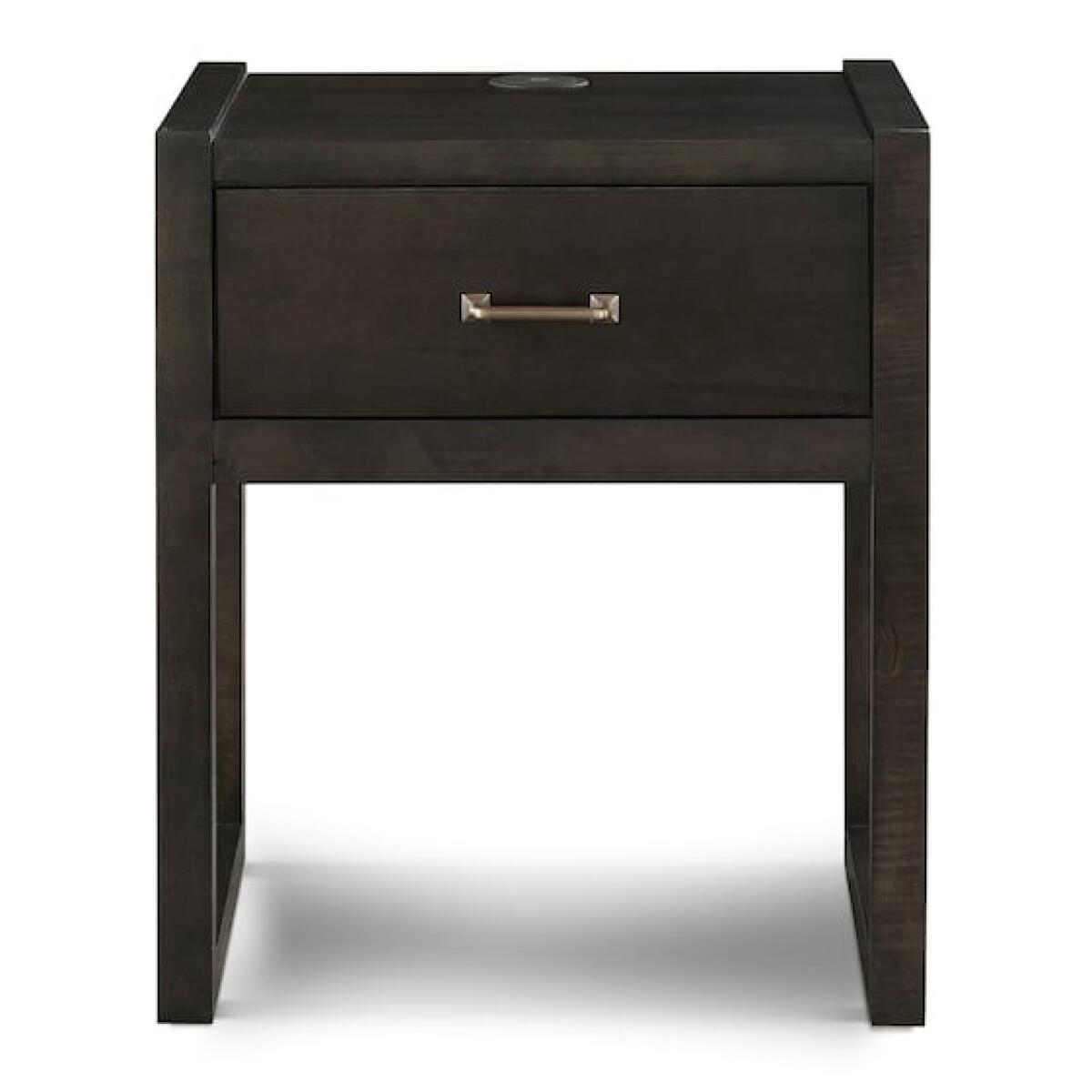 Braddock Braddock Maple Charging Bedside Table Braddock Braddock Maple Charging Bedside Table - Image 1