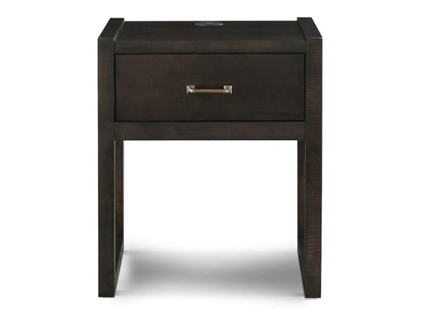 Braddock Braddock Maple Charging Bedside Table Nightstands Bassett Furniture