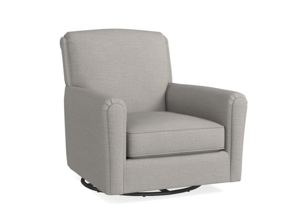 Ridgebury Panel Arm Swivel Glider Chairs Bassett Furniture