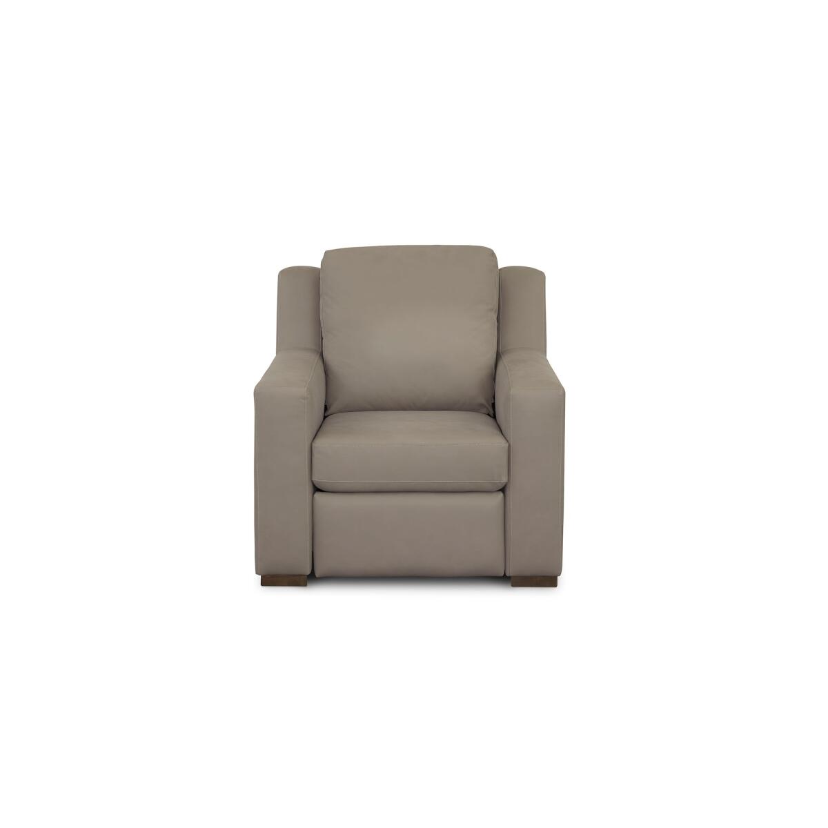 Somers Leather Reclining Chair Somers Leather Reclining Chair - Image 1