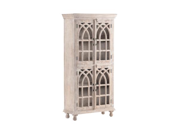 Bengal Manor Cathedral Curio Cabinet Accent Furniture Crestview