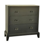 Broadway Black 3 Drawer Chest CVFZR1431