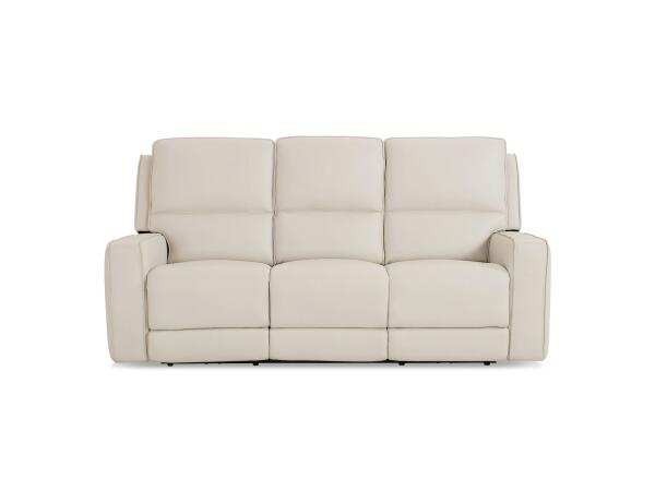 Raymond Leather Power Reclining Sofa Sofas Bassett Furniture