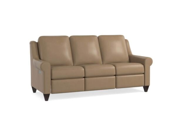 Benchmade Motion Reclining Leather Sock Arm Sofa Sofas Bassett Furniture 2