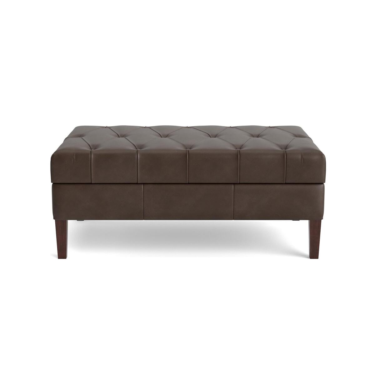 Dover Leather Rectangle Ottoman Dover Leather Rectangle Ottoman - Image 1