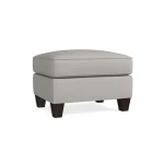 Corinna Leather Ottoman
