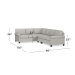 Spencer Large L-Shaped Sectional - Image 2
