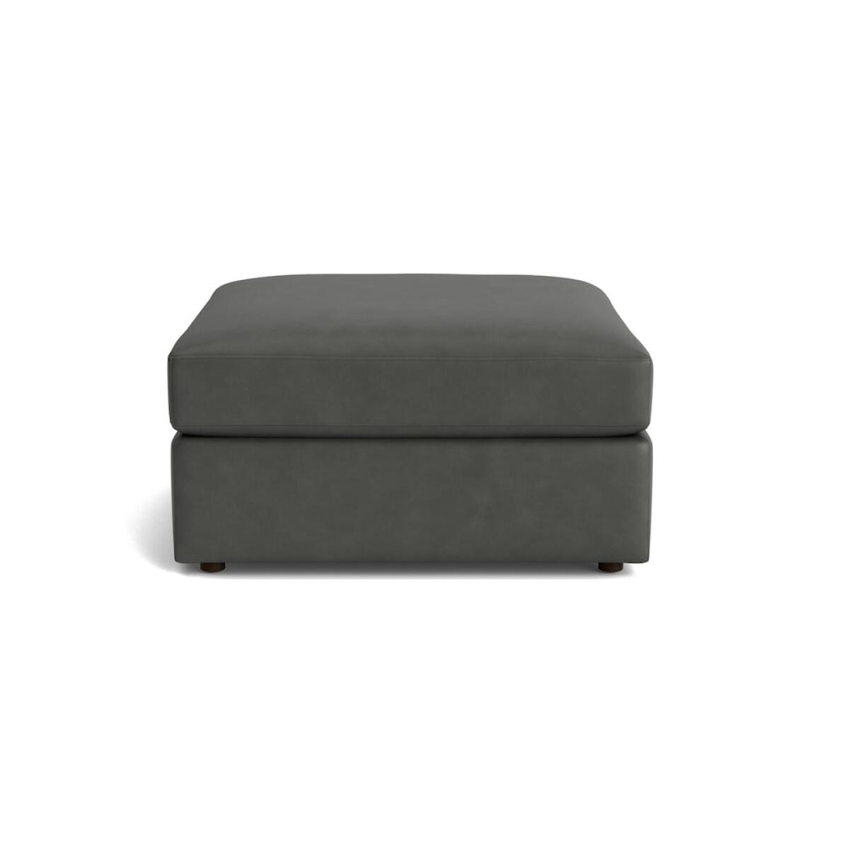 Beckham Leather Ottoman Beckham Leather Ottoman - Image 1