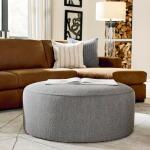Kelly Round Ottoman Ottomans & Poufs Bassett Furniture 6
