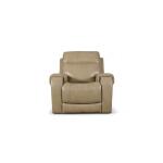 Avery Leather Power Recliner Champagne Recliners Bassett Furniture 5