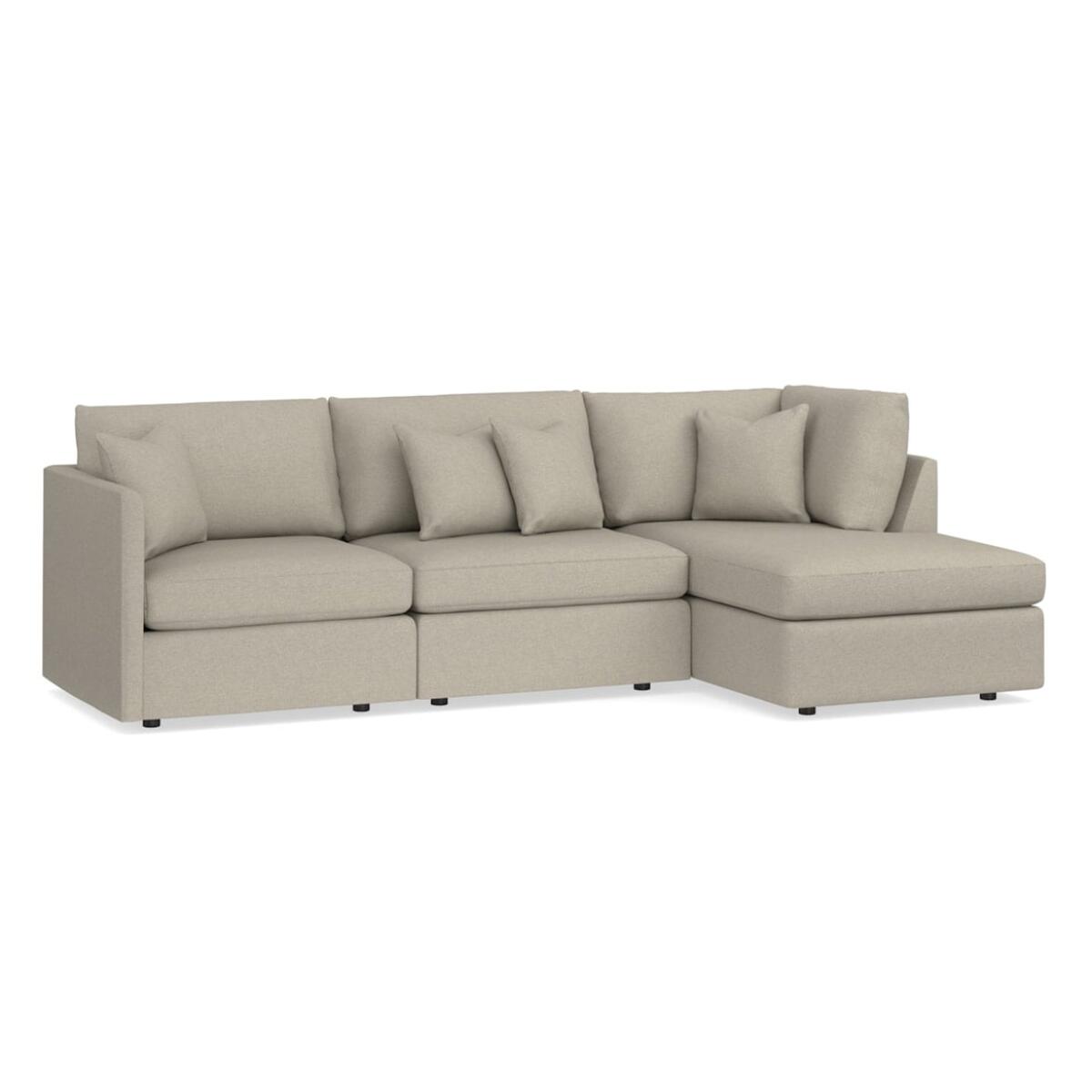 Beckham Small Chaise Sectional Sectionals Bassett Furniture 2 Beckham Small Chaise Sectional Sectionals Bassett Furniture 2