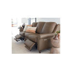 Benchmade Motion Reclining Leather Panel Arm Sofa - Image 3