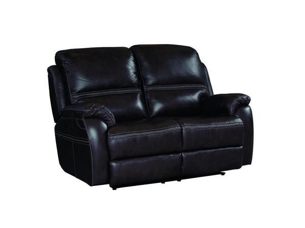 Williams Club Level Double Reclining Loveseat with Power Headrests Loveseats Bassett Furniture