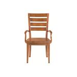 Low Arm Chair With Ladder Back Design