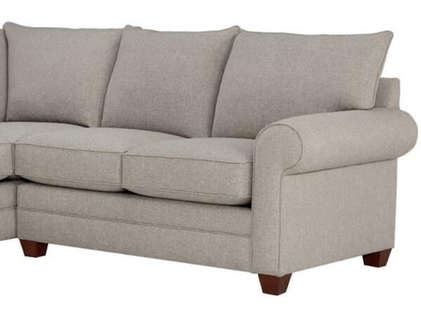 Living Room Roll Arm RAF Sect. Loveseat Sectionals Bassett Furniture