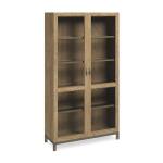 Woodridge Glass Door Wine Cabinet Dining Storage Bassett Furniture 5
