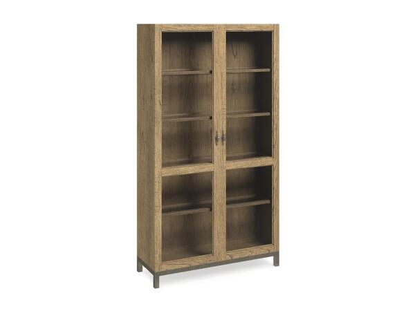 Woodridge Glass Door Wine Cabinet Dining Storage Bassett Furniture