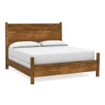Benchmade Heritage Maple Upholstered Panel Bed Beds Bassett Furniture 4