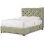 Custom Upholstered Vienna Arched Bed Beds Bassett Furniture 7