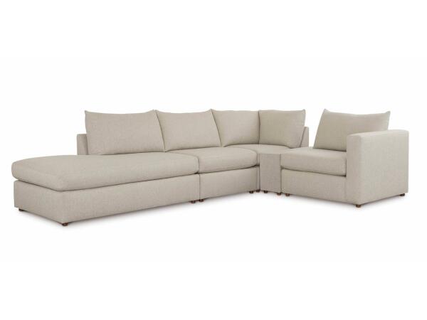 Beckham Left Bumper Sectional Sectionals Bassett Furniture