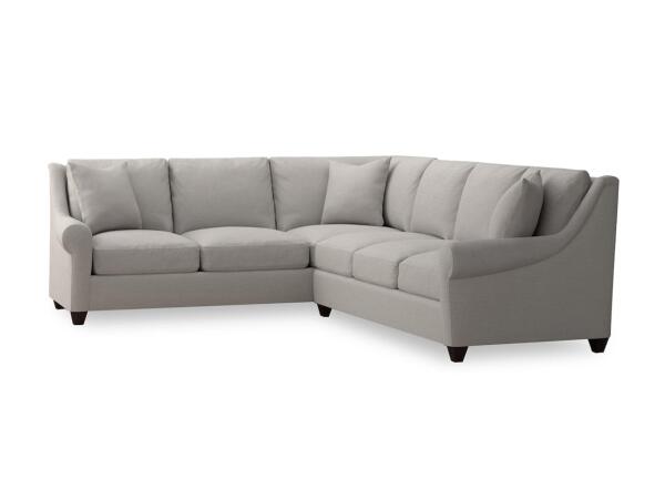 Benchmade Ellery Large L-Shaped Sectional Sectionals Bassett Furniture