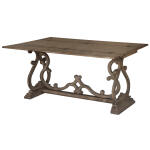 Monticello Shaped Leg Flip Out Sofa Table